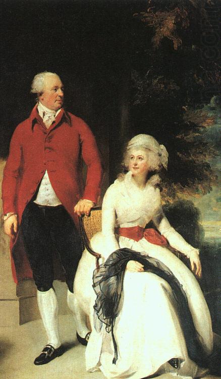  Sir Thomas Lawrence Portrait of Mr and Mrs Julius Angerstein china oil painting image